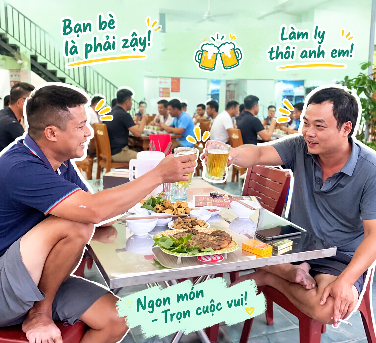 Không gian Tuấn Kiệt Beer House về đêm